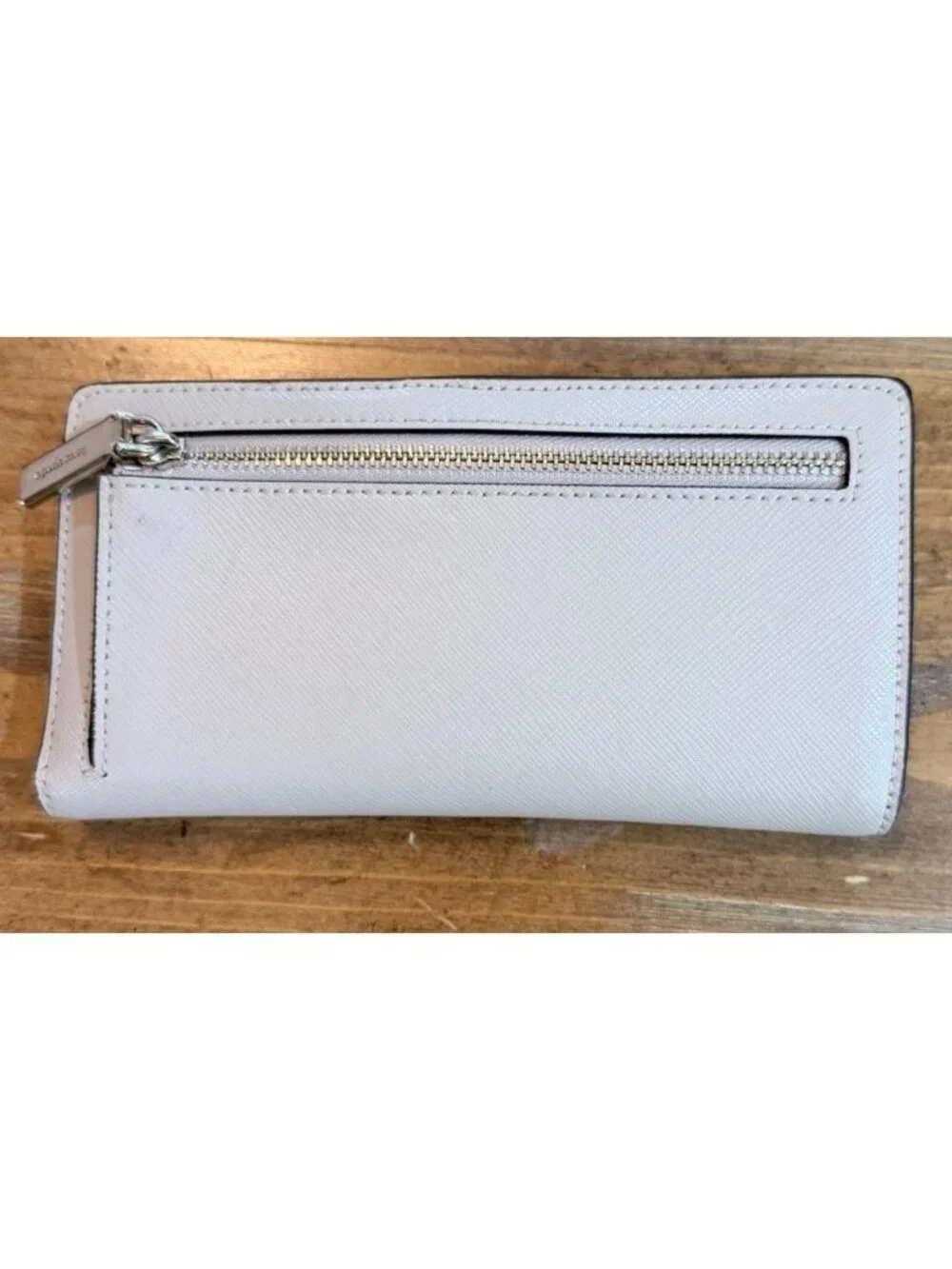 Kate Spade Staci Colorblock Slim Bifold Wallet Warm Beige